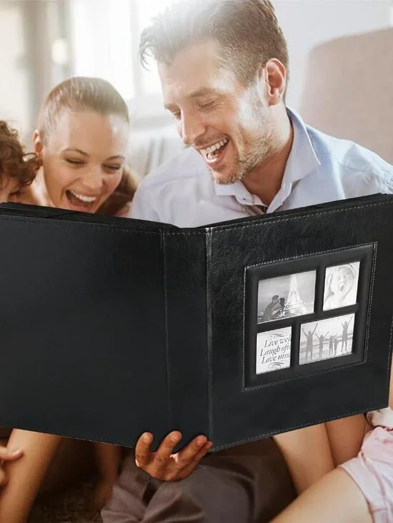 Photo Album 4x6 500 Pockets Photo, Extra Large Capacity Family Wedding Picture A - Picture 2 of 8